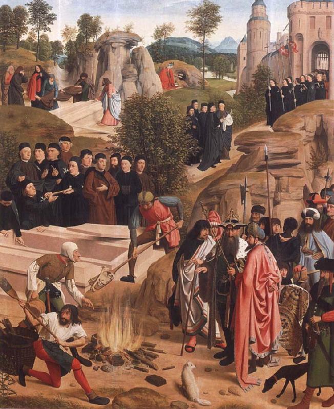 Geertgen Tot Sint Jans The fate of the earthly remains of St Fohn the Baptist oil painting image